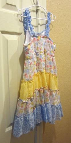 Jona Michelle Floral Multicolor Tiered Summer Sundress Girls Size 10 Sleeveless - Picture 6 of 21