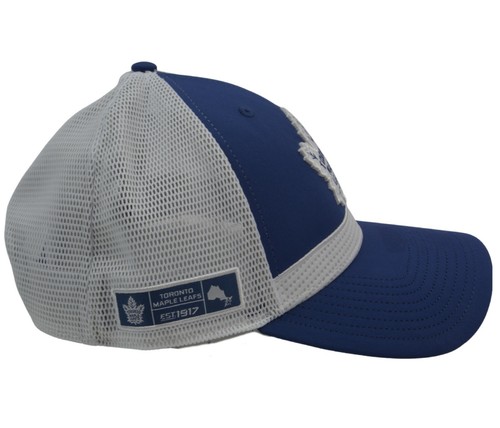 Toronto Maple Leafs Fanatics NHL Hockey Team Logo Trucker Snapback Hat - Picture 4 of 6