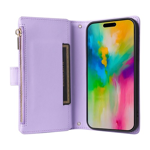 For Samsung S25 Ultra S24 S23 S21 Zipper Luxury Leather Wallet Purse Case Cover - Picture 16 of 41