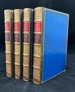 1874 Rio Christian Art 4 Vols Paris Morocco Bindings Attractive