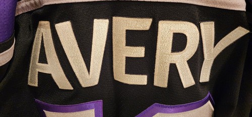 VTG NHL CCM Los Angeles Kings Sean Avery Jersey 16 Mens Small Black Crown SEWN - Picture 11 of 14