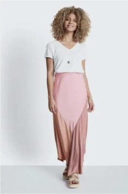 HUSH Colourblock Skirt Pink size 10 UK
