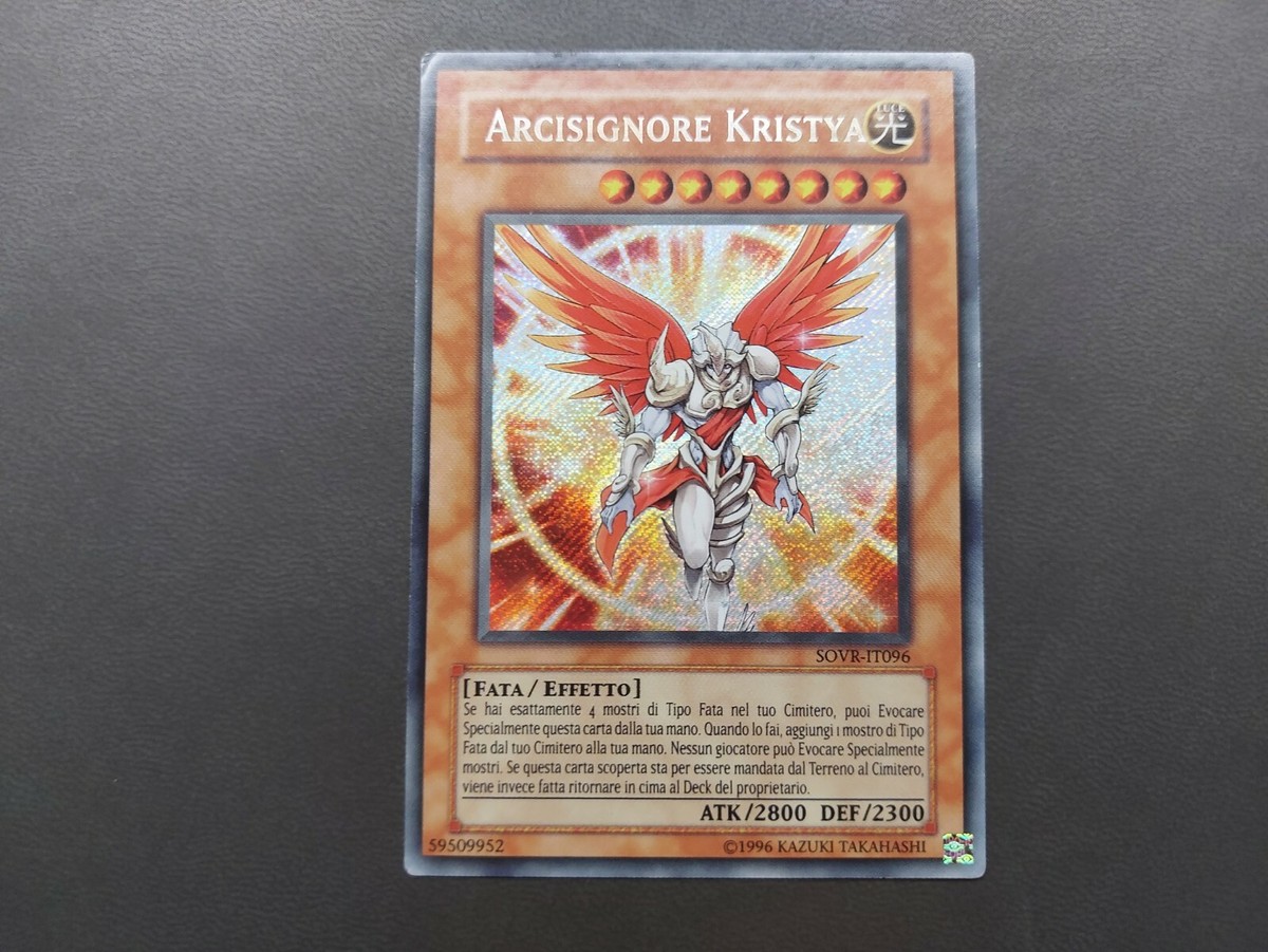 Yugioh - Archlord Kristya SOVR-EN096 Secret Rare - Italian IT096