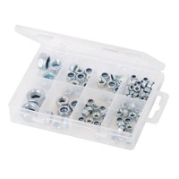 Kontermuttern M4-M12 Sortiment 108-Tlg Sicherungsmuttern Muttern Stopmuttern Neu