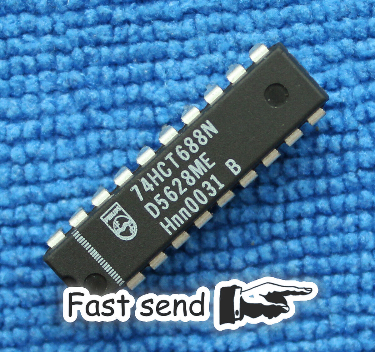 5 Circuits Intégrés 74HCT688N - Comparateur De Magnitude 8 Bits, Format DIP-20, Pour Projets électroniques