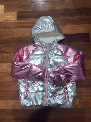 NWT Old Navy Lined Hooded Full Zip Up Girls’ Puffer Jacket Size: 8, 10/12, 14/16 - Picture 8 of 21