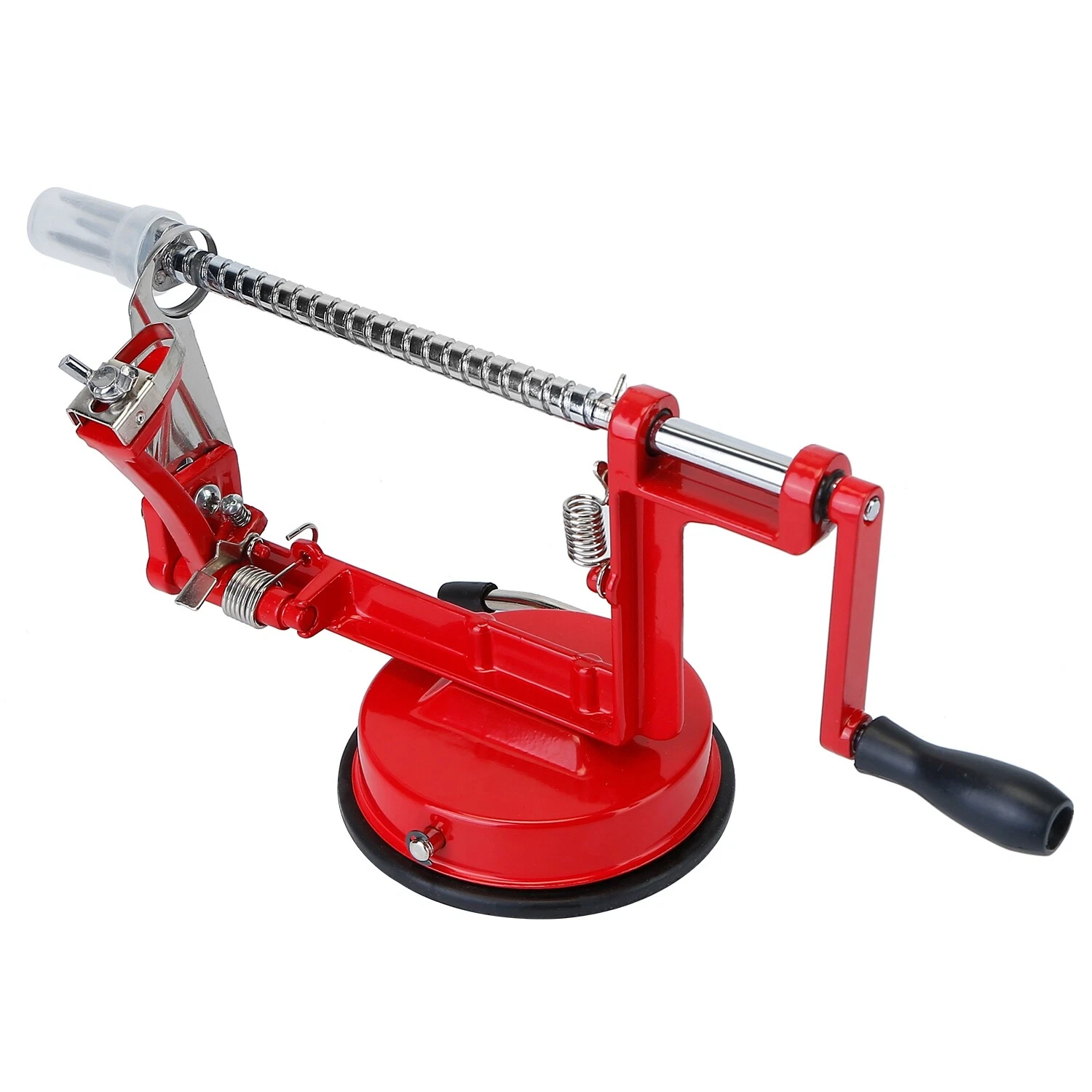 New 3-in-1 Apple Peeler - Manual Rotation Fruit Corer with Suction Base