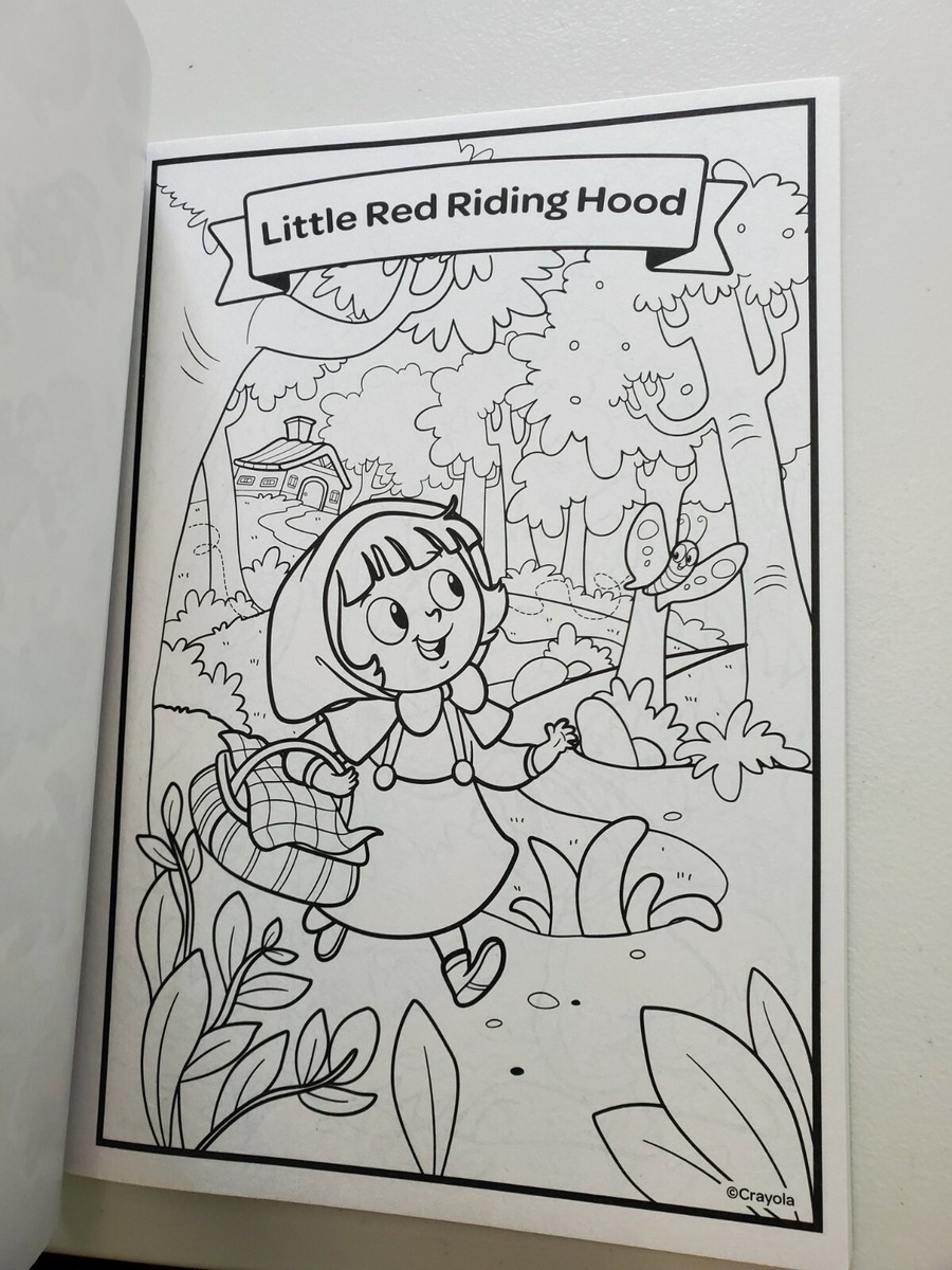 Crayola Fairy Tale Coloring Book With Stickers - 96 Pages For Kids Ages 3-6, Travel Activity Gift - View #11