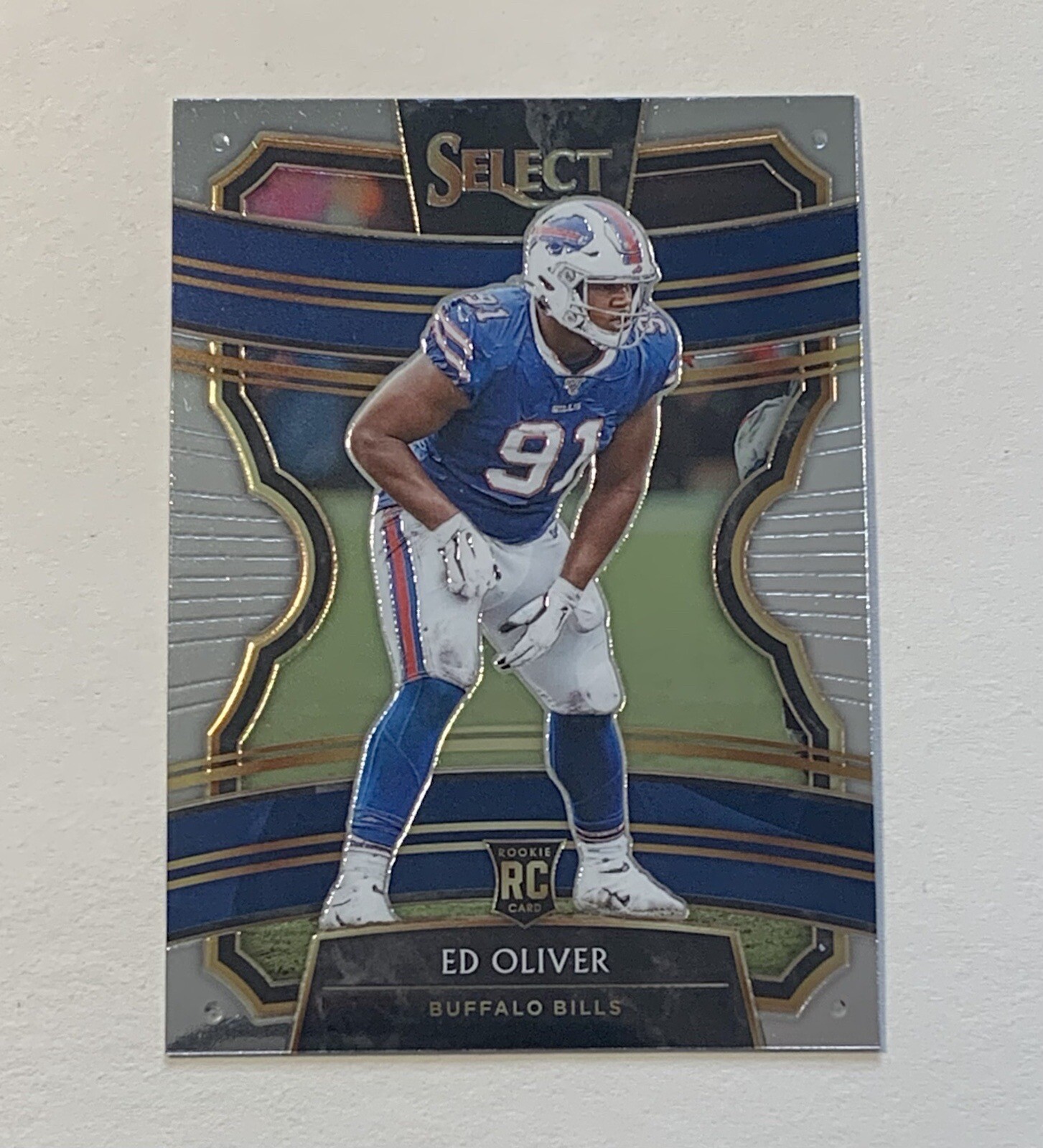 2019 Panini Select Ed Oliver Concourse RC #25 Buffalo Bills