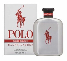 Polo Red Rush by Ralph Lauren for Men Eau De Toilette Spray 4.2 Oz-New in Box