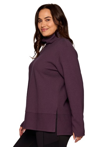RBX Plus Studio Jacquard Mock Neck Pullover - Picture 19 of 20