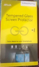 JETech tempered glass screen protector iPhone 8 Plus/7 Plus