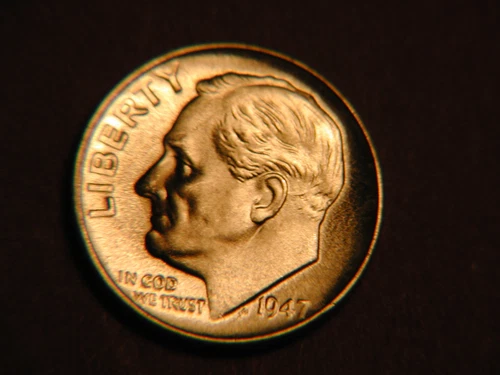 1947-D  Roosevelt Dime BU uncirculated !