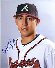 Signed  8x10 DANIEL CASTRO Atlanta Braves Autographed Photo -  COA