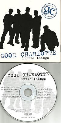 GOOD CHARLOTTE Little Things w/ RARE ACOUSTIC TRK BONUS PROMO CD Limited Edition