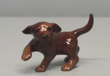 Retired Hagen Renaker Chocolate Lab Labrador Puppy Dog