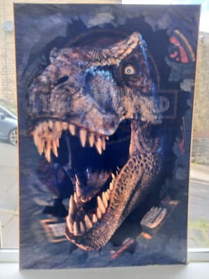 Jurassic Park II Poster Lost World 1997 3D Rare Original Lenticular 27x40 Movie