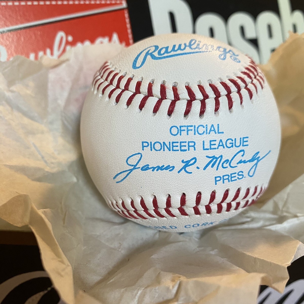 Rawlings Official 2018 MLB Baseball In Display Cube For Sale Online - Foto 4