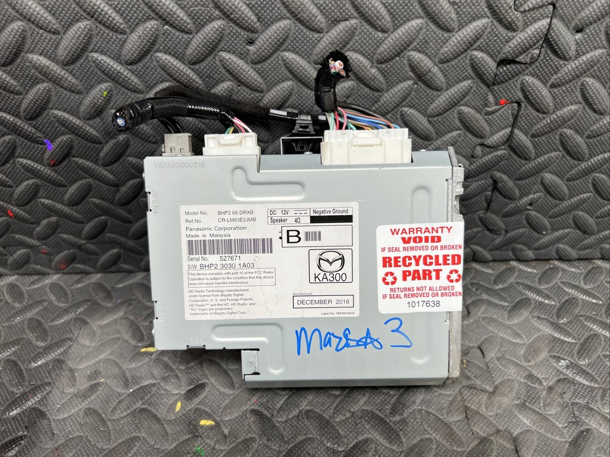 OEM 2017-2018 Mazda 3 Mazda Radio Audio Receiver BHP2 3030 1A03 | eBay