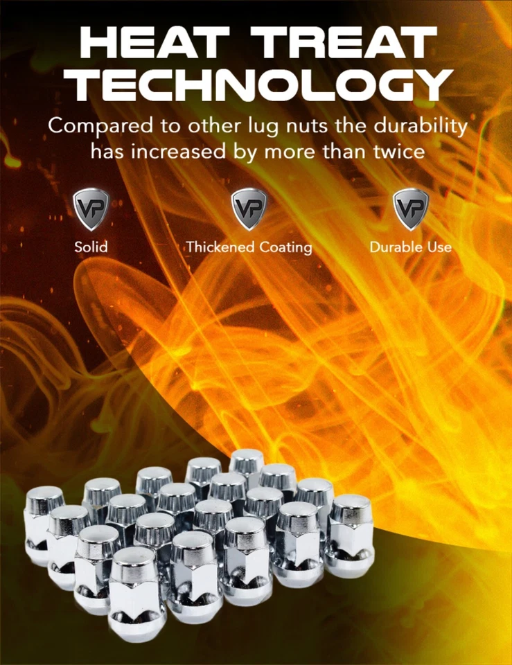 20 tuercas de bellota cromadas 12x1,5 1,40" para Honda Civic SI Accord Fit elemento CRV Foto 3 de 4