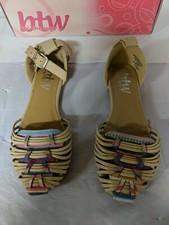 Girls BTW sweetheart NTL Shoes FLATS Size 3 62