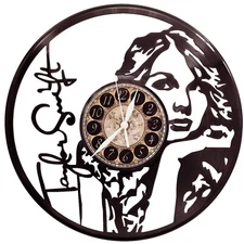 TAYLOR SWIFT | Vinyl Record Clock | Wall Art | FREE SHIPPING