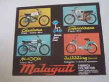 advertising Advertising 1970 MALAGUTI CAVALCONE CROSS 50/SUPERCINQUE/MINICROSS