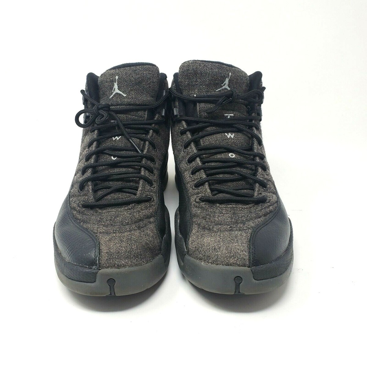 jordan 12 gray wool