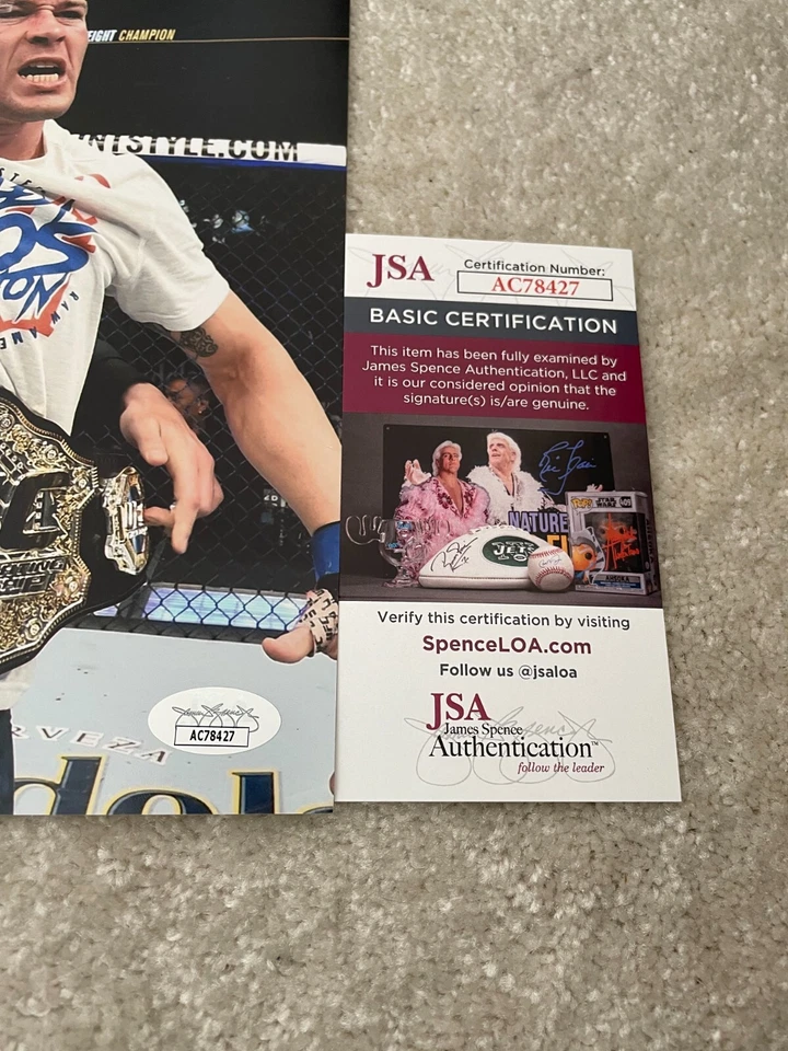 Colby Covington signed photo 8x10 JSA COA autographed UFC MMA - Image 3 of 3