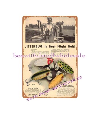 1940s fisherman baits Fishing Lures tin sign tackle | eBay 1940s fisherman baits Fishing Lures tin sign tackle | eBay