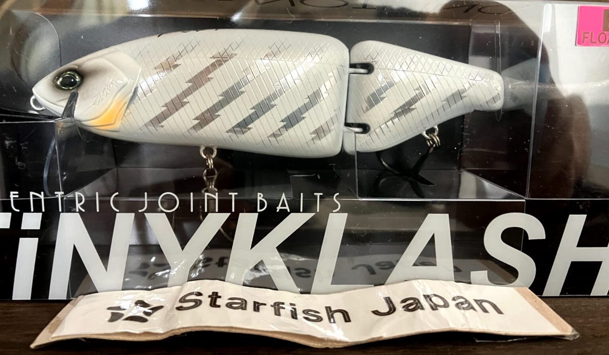 【ELECTRIC×DRT】 TINY KLASH WHITE &amp; BLACK DRT TINY KLASH Electric Black Low Swimbait Glide Bait