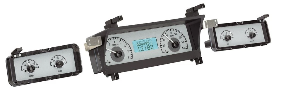 Dakota Digital 73-77 Chevy Malibu El Camino Sistema de Calibre Analógico VHX-73C-MAL-S-W Foto 3 de 4