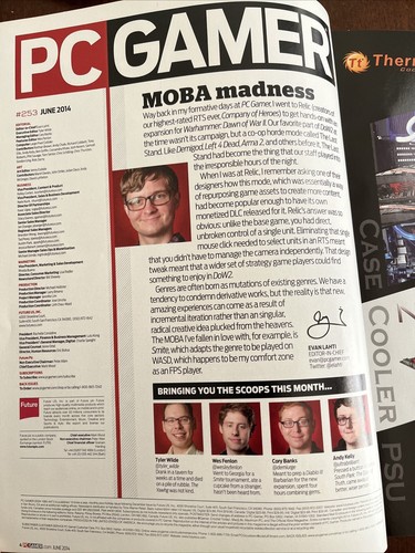 JUNE 2014 PC GAMER #253 Computer video game magazine - HEROES OF THE STORM - Picture 3 of 4