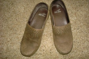 dansko studded clogs