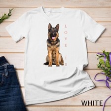 German Shepherd Shirt Shepard Dog Mom Dad Love Pet Puppy Tee Unisex T-shirt