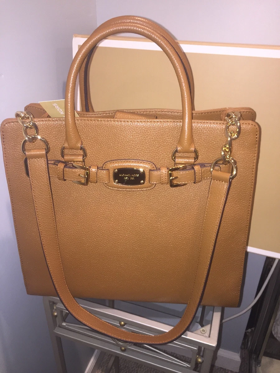 Hamilton large shop leather satchel