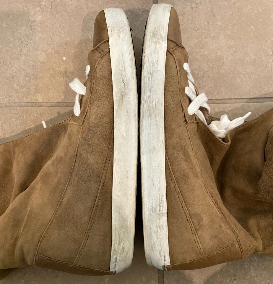 Zapatillas deportivas Cinzia Araia de cuero envolvente oreja de conejo talla 37 Foto 3 de 4