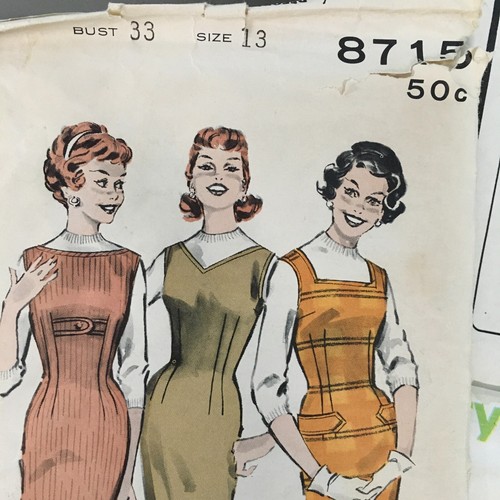 Vintage Lot of 12 Womens Patterns 70s -90s Dresses Office Cottage Western Mix - Imagen 7 de 8