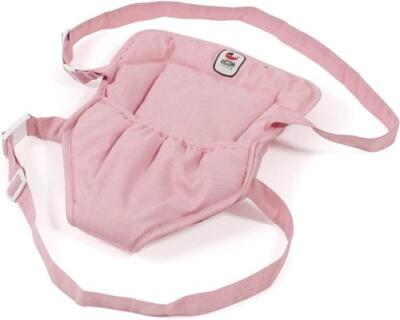 Bayer CHIC2000 Puppen Tragegurt Tragetasche Bauchtrage Tragetuch grau rosa 78215