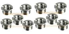 (10 Pcs) Stainless Steel 3/8"-16 to 1/4"-20 Convert Screw Adapter for Tripod