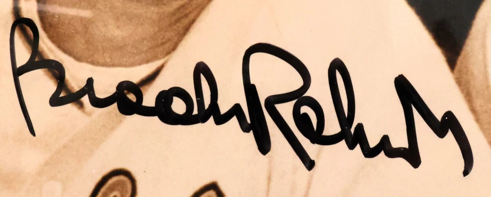 Brooks Robinson and Frank Robinson Signed HOF 8x10 Photo with Plaque JSA COA - Image 3 of 4