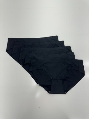 Amazon Essentials 5 Pack Black Brief Underwear Womens Size XL