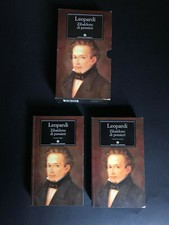2 volumi + cofanetto LEOPARDI ZIBALDONE DI PENSIERI Mondadori Editore 1998