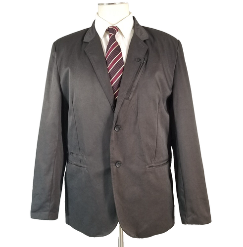 Marc Ecko Cut & Sew sport coat jacket men's XL extra Large Dark Gray SLIM FIT