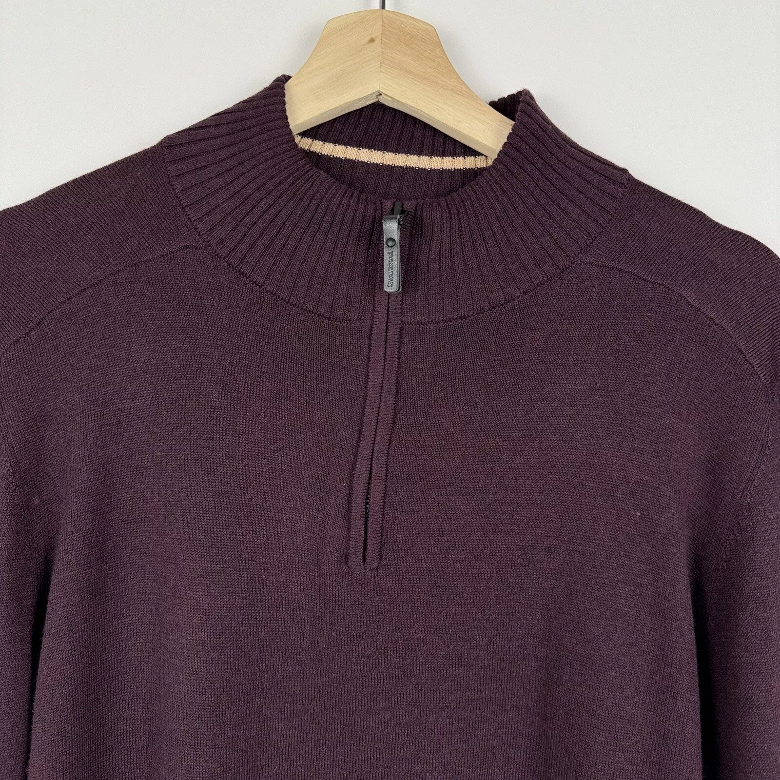 smartwool sparwood half 1/2 zip merino wool blend sweater
