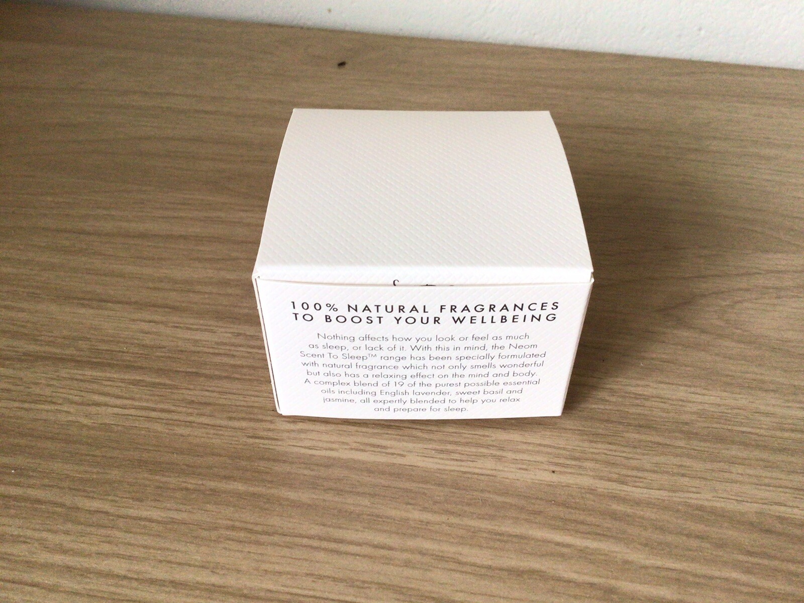 NEOM Perfect Night's Sleep Scented Candle, Travel Size 75g,Lavender