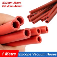 Red Silicone Vacuum Hoses Silicon Rubber Pipe Tube Vac Air Water Oil 2mm - 38mm