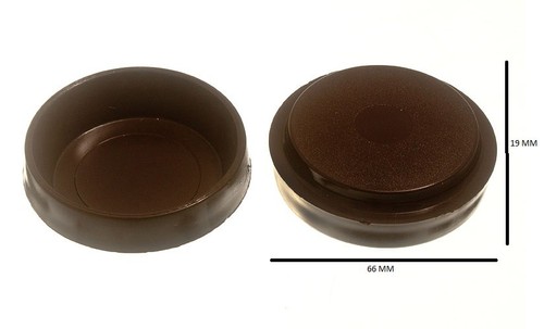 Protectores De Suelo Para Muebles Castor Cups Plástico 60mm Paquete De 8