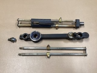 Stanley No. 50 1/2 Miter Box Parts: 2 Saw Guides & Swivel Assembly w/ Bushing