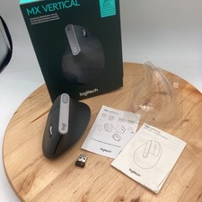 Logitech MX Vertical Wireless Mouse   Ergonomic Design Works Clean Dongle Papers